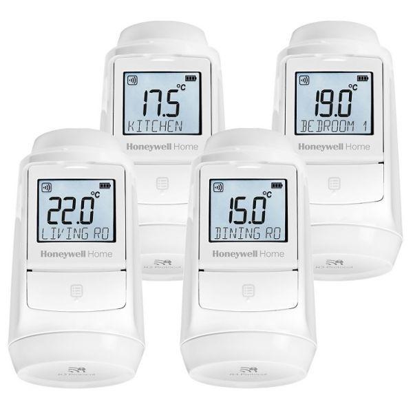 Evohome HR93 radiator regelaar - 4 pack voordeelpakket, Doe-het-zelf en Verbouw, Verwarming en Radiatoren, Verzenden