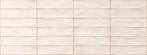 Wandtegel Arcadia White Sartoria Cifre Sand Wit Glans 6,5x26, Nieuw, 20 tot 40 cm, 10 m² of meer, Wandtegels