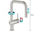 GROHE Minta keukenkraan - Met uittrekbare handdouche - 2, Verzenden, Zo goed als nieuw