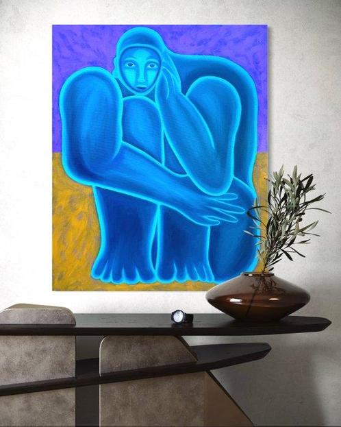 Sad monsters club / Jade Mouge - Le Suspendu, Antiek en Kunst, Kunst | Schilderijen | Modern
