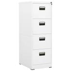 Archiefkast Staal Wit - OP=OP - 4 Lades A4 - Direct Lever..., Minder dan 50 cm, 100 tot 150 cm, Nieuw, Ophalen of Verzenden