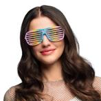 Regenboog Bril Gesptreept Glitters, Verzenden, Nieuw