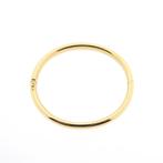 Gouden slavenarmband | Ø 60 mm (tijdloos sieraad), Sieraden, Tassen en Uiterlijk, Armbanden, Ophalen of Verzenden, Gebruikt, Overige kleuren