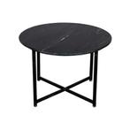 Salontafel Collin Black marble | 75 cm, Ophalen of Verzenden, Nieuw