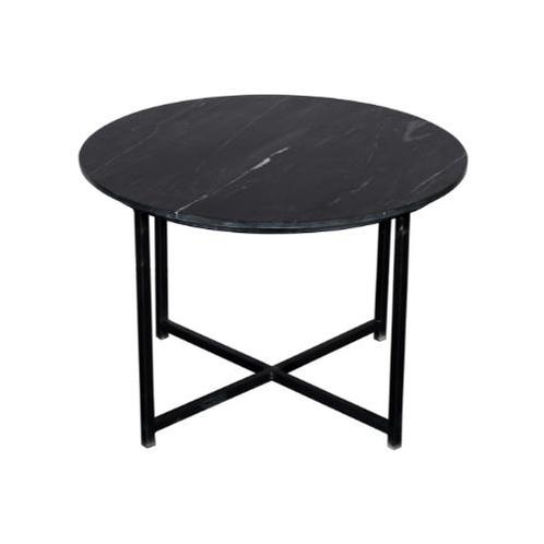 Salontafel Collin Black marble | 75 cm, Huis en Inrichting, Tafels | Salontafels, Nieuw, Ophalen of Verzenden