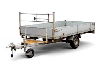 Ongeremde plateauwagen 267x140x22 cm Plateauwagen beschikbaar voor biedingen