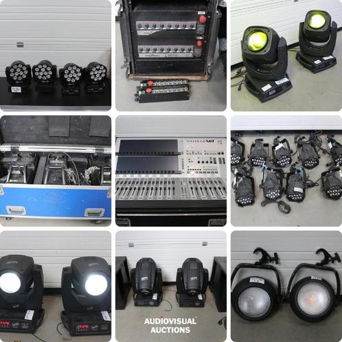 Audiovisuele Veiling sluit VANDAAG vanaf 19u, Muziek en Instrumenten, Licht en Laser, Gebruikt, Geluidgestuurd, Kleur, Stroboscoopeffect