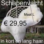 Schapenvacht XL WIT schapenhuid schapenvel € 29,95 GROTE XL, Ophalen of Verzenden, Nieuw
