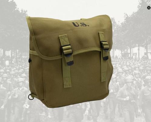 Replica Musette bag M1936 US ww2, Verzamelen, Militaria | Tweede Wereldoorlog, Amerika, Ophalen of Verzenden