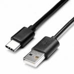 Benson USB Type-C 2.0 Kabel 2 Meter (Zwart) (Oplaadkabels)
