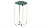 Handgemaakte bijzettafel NOBLE I 35cm groen marmer, Ophalen of Verzenden, Nieuw