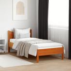 Massief Grenen Bedframe 75x190 - Tweedekansje - Nu -47%!, Huis en Inrichting, Slaapkamer | Bedden, Eenpersoons, Bruin, Nieuw, 80 cm