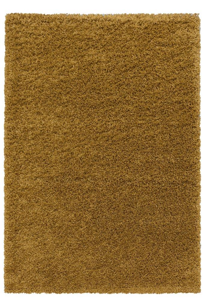 Shaggy Vloerkleed | Sydney | Goud | 100x200 cm, Huis en Inrichting, Stoffering | Tapijten en Kleden, Verzenden