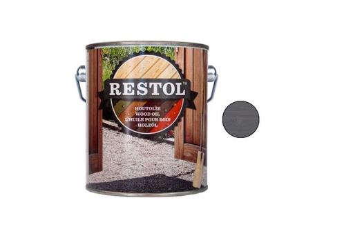 Restol Restol houtolie mat 2,5 liter, grijs, Doe-het-zelf en Verbouw, Verf, Beits en Lak, Nieuw, Verzenden