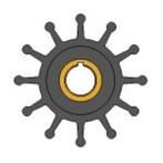 Impeller Westerbeke 302875 Kohler 22986 Sherwood 09000K, Ophalen of Verzenden, Nieuw, Motor en Techniek, Zeilboot of Motorboot