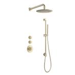 Sani Royal Pro Inbouw Regendouche Goud Geborsteld Messing, Nieuw