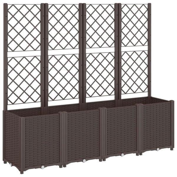 Plantenbak Latwerk 160x40x140 | Gebruikt | 61% Korting, Tuin en Terras, Bloembakken en Plantenbakken, 60 cm of meer, Minder dan 60 cm
