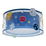 Blauwe kinderkamer plafondlamp kunststof, Planeten, Kinderen en Baby's, Kinderkamer | Inrichting en Decoratie, Ophalen of Verzenden