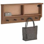 vidaXL Wandkapstok SANDNES 87x12x35 cm massief grenenhout, Huis en Inrichting, Woonaccessoires | Kapstokken, Verzenden, Nieuw