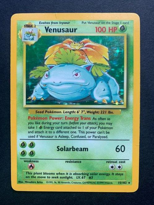 Wizards of The Coast - 1 Card - pokemon - Venusaur, Hobby en Vrije tijd, Verzamelkaartspellen | Pokémon
