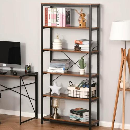 Nieuwe Open Vakkenkast - Boekenkast Industrieel - Vintage, Huis en Inrichting, Kasten | Boekenkasten, Nieuw, Met plank(en), Verzenden