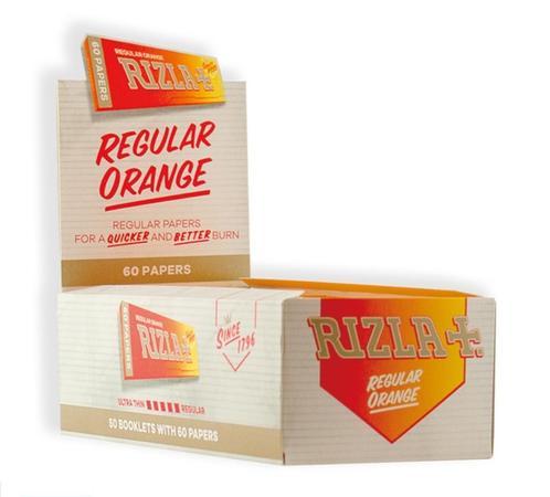 Rizla Oranje vloei 60 vel display (50 stuks), Verzamelen, Rookartikelen, Aanstekers en Luciferdoosjes, Overige typen, Nieuw, Verzenden
