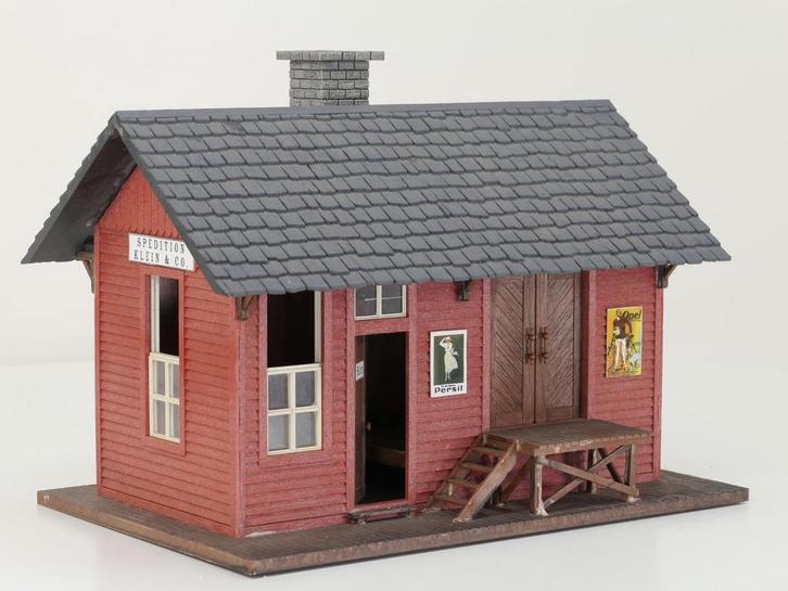 POLA 330933 Cripple Creek station Gebouwd model, met LED..., Hobby en Vrije tijd, Modelbouw | Figuren en Diorama's, Gebruikt, Ophalen of Verzenden