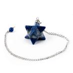 Pendel Edelsteen Lapis Lazuli Merkaba, Verzenden, Nieuw