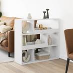 vidaXL Kamerscherm 100x33x94,5 cm bewerkt hout wit, Verzenden, Nieuw, Overige houtsoorten