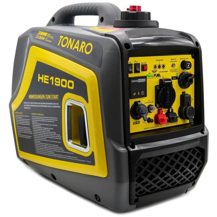 Tonaro Generator Aggregaat HE1900 Benzine/Propaan, Zakelijke goederen, Machines en Bouw | Aggregaten, Ophalen of Verzenden