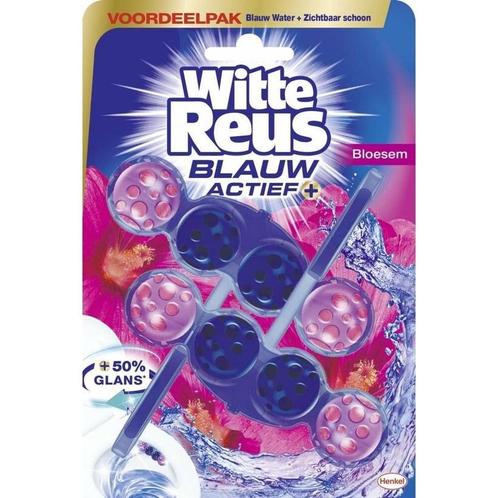 Witte Reus Toiletblok Blauw Actief Bloesem 2 stuks, Huis en Inrichting, Overige Huis en Inrichting, Zo goed als nieuw, Ophalen of Verzenden