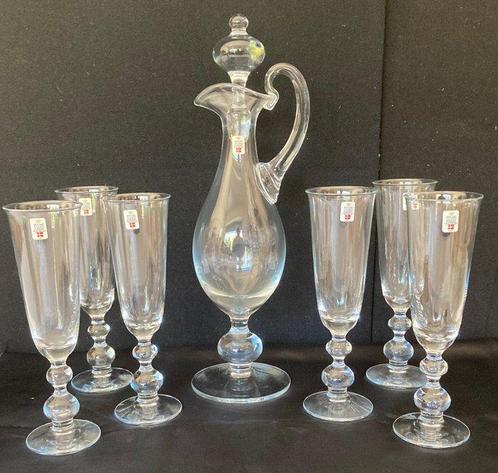 Holmegaard - Drinkservies (7) - Charlotte Amalie - Kristal, Antiek en Kunst, Antiek | Meubels | Tafels