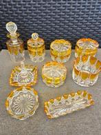 Art Nouveau Toiletset - Val Saint Lambert - Glas