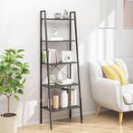 vidaXL Opbergmeubel met 5 lagen 56x35x174 cm zwart, Verzenden, Nieuw, 50 tot 100 cm, 150 tot 200 cm