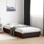 Bedframe 90x200 - Zwart Hout | Tweedekansje | OP=OP, Huis en Inrichting, Slaapkamer | Bedden, 90 cm, Eenpersoons, Zwart, Nieuw