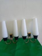 Wandkandelaar (2) - Opaline glas