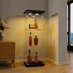 Glazen Vitrinekast met LED – Moderne 3-Laags Displaykast, Huis en Inrichting, Kasten | Vitrinekasten, Verzenden, Nieuw