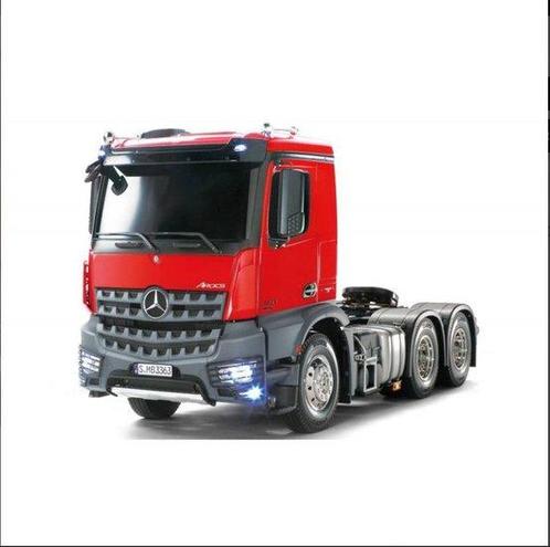 Tamiya RC vrachtwagen XB MB Actros 3363 Full Option finis..., Hobby en Vrije tijd, Modelbouw | Radiografisch | Overige, Verzenden