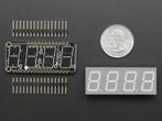 0.56 inch 4-Digit 7-Segment FeatherWing Display - Blue  A...
