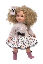 Llorens pop Elena gebloemde jurk - 35 cm (Poppen 33- 36 cm), Kinderen en Baby's, Speelgoed | Poppen, Ophalen of Verzenden, Nieuw