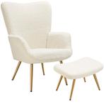 Fauteuil Hygge gestoffeerd, ergonomisch, draagkracht 150 kg, Huis en Inrichting, Stoelen, Verzenden, Nieuw