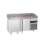 GGM Gastro | Pizza koelwerkbank PREMIUM - 1550x800mm - met 1, Zakelijke goederen, Horeca | Keukenapparatuur, Verzenden, Nieuw in verpakking