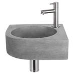 Fonteinset Differnz Cleo 31.5x31.5x10 cm Beton Donker Grijs, Ophalen of Verzenden, Nieuw, Chroom, Overige typen