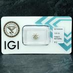 1 pcs Diamant (Natuurlijk gekleurd) - 1.01 ct - Rond - Fancy, Sieraden, Tassen en Uiterlijk, Edelstenen, Nieuw