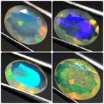 Cts 3,90 natuurlijke Ethiopische opalen Faceted - Hoogte: 9