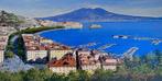 Vincenzo Caiazza (1977) - Golfo di Napoli - XL format, Antiek en Kunst, Kunst | Schilderijen | Klassiek