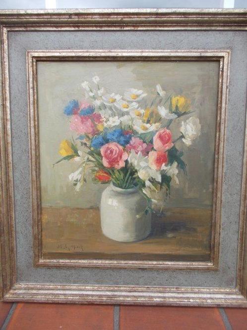 Van Hoecke Raymond (1922-1992) - Bloemenstilleven, Antiek en Kunst, Kunst | Schilderijen | Klassiek