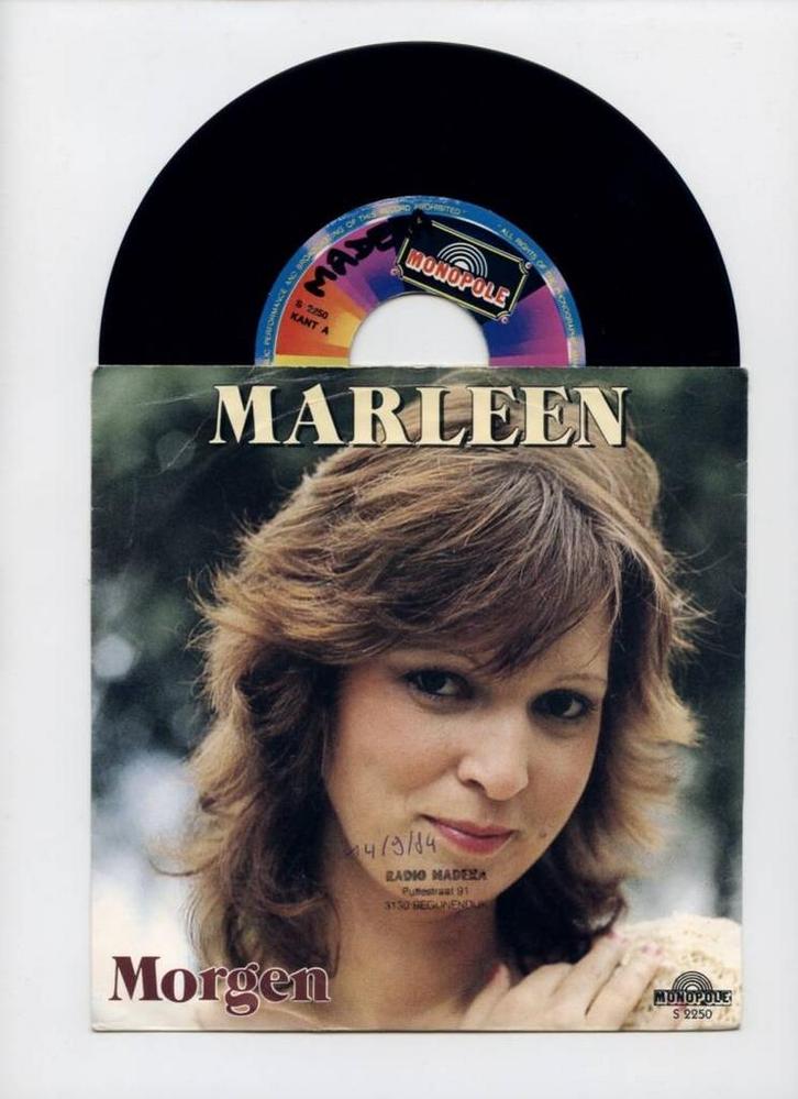 Marleen – Morgen / Omdat (1-7-Vinyl-Single), Cd's en Dvd's, Vinyl Singles, Ophalen of Verzenden