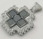 Hanger - 18 karaat Witgoud - 2.71ct. tw. Diamant, Sieraden, Tassen en Uiterlijk, Antieke sieraden