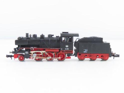 Minitrix N - 12836 - Stoomlocomotief met tender (1) - BR 24, Hobby en Vrije tijd, Modeltreinen | N-Spoor